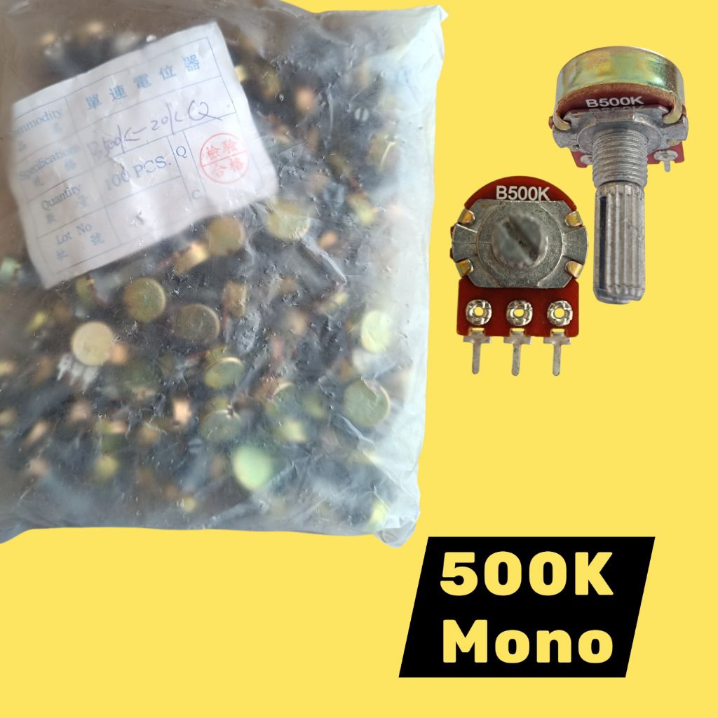 100 pcs potensio mono 500K potensio mono 500 K