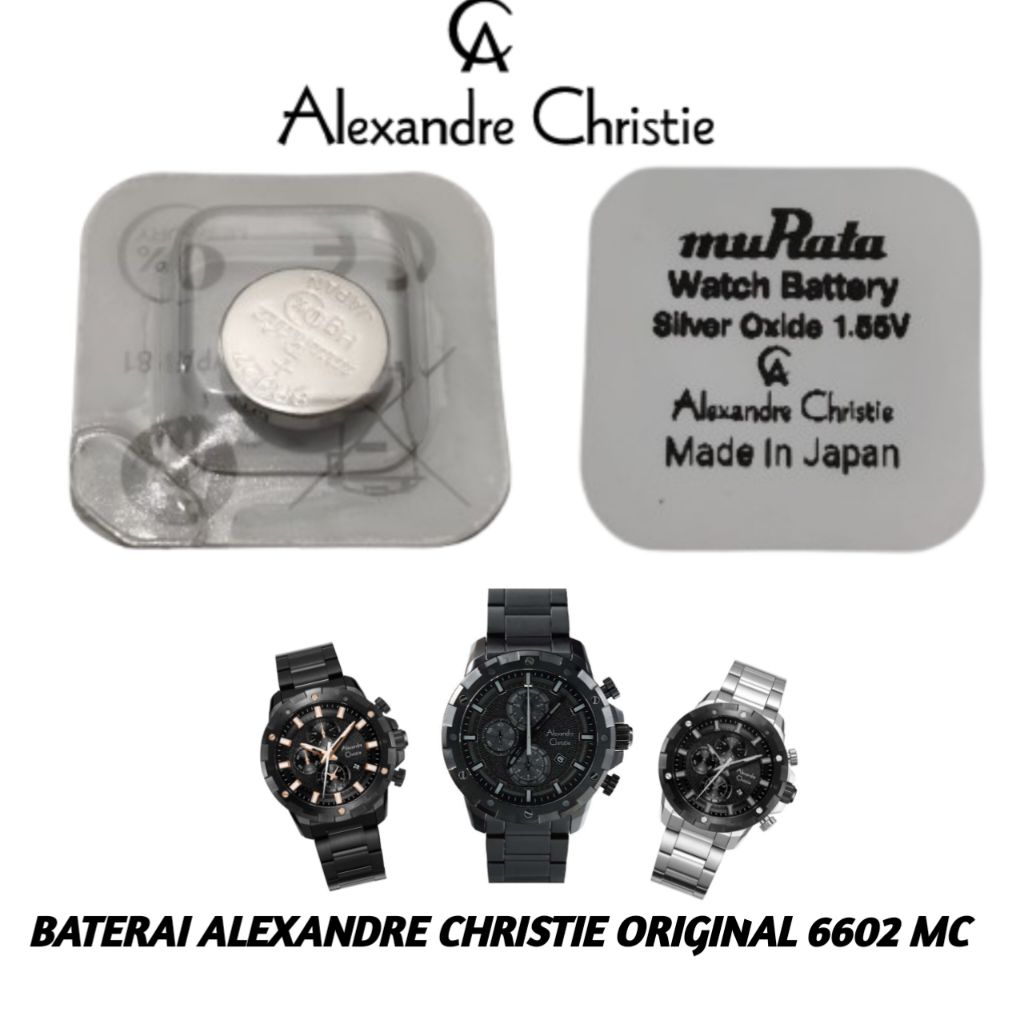 Baterai Alexandre Christie original 6602 MC
