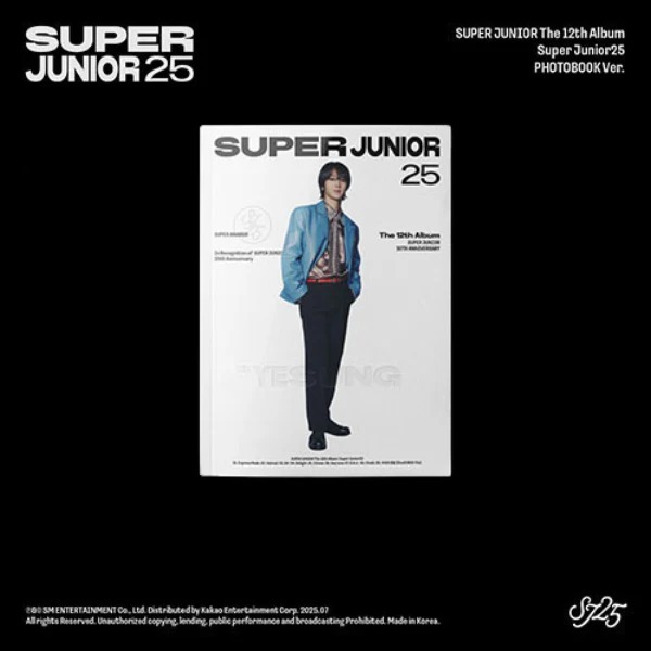 Super Junior 25 Photobook Yesung Ver Sealed Album