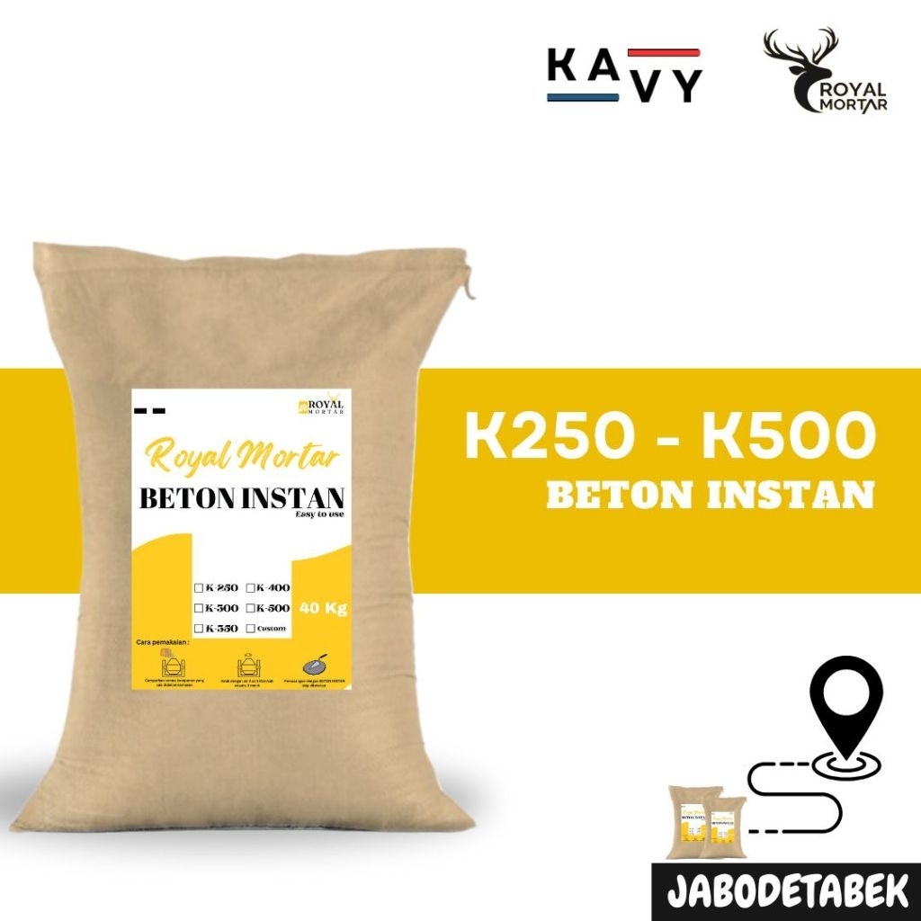 K250 - K500 | Beton Instan | Royal Mortar | Semen Instan