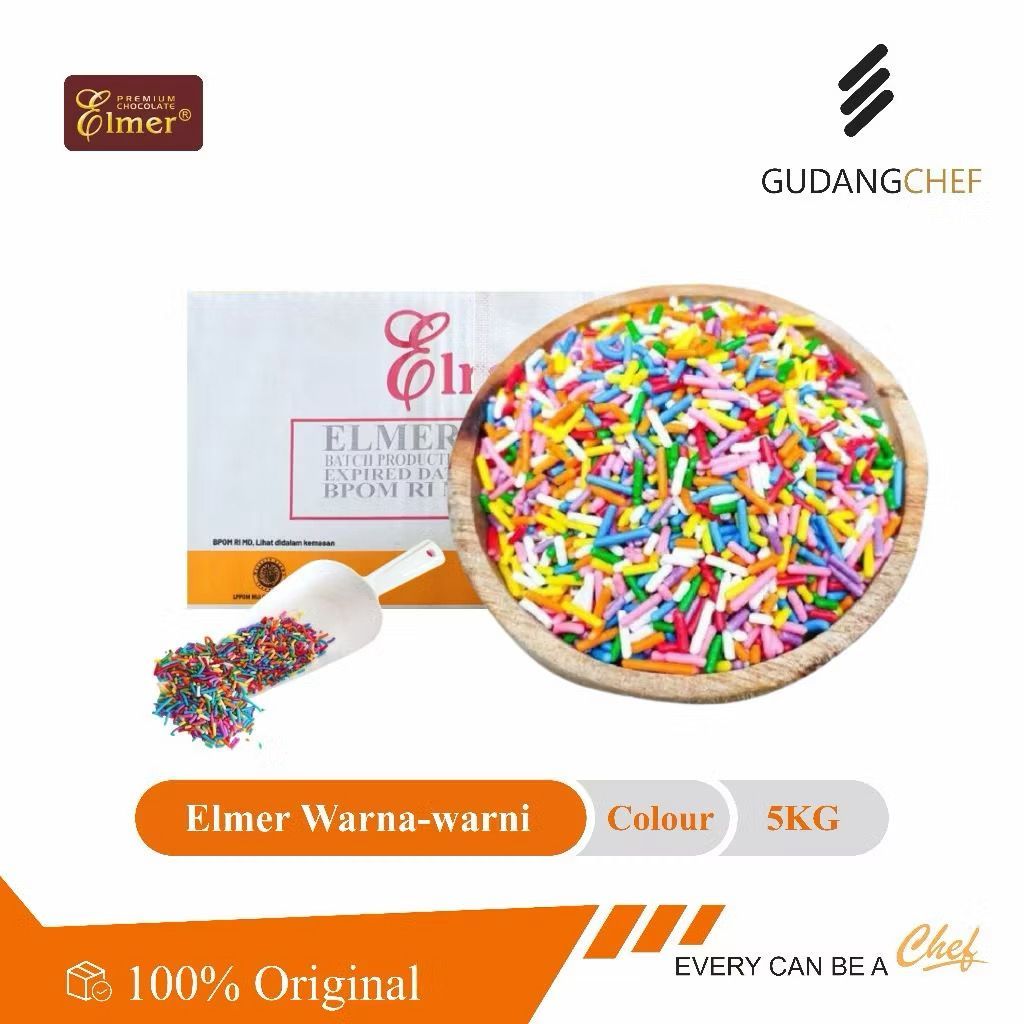 Elmer Meses Warna Warni - Rainbow/Colour 5KG-10KG & Elmer Meses Vista Dark - Carton/12.5KG