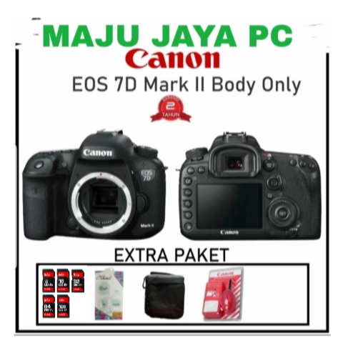 KAMERA DSLR CANON 7D MARK II BARU ORIGINAL