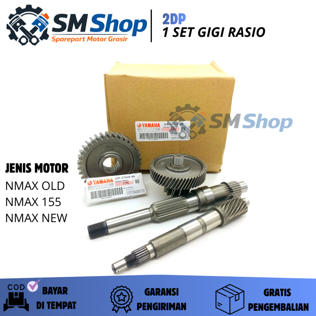 2DP GIGI RASIO MOTOR YAMAHA NMAX / GEAR RASIO MOTOR NMAX / GIGI RASIO / SET RASIO / GIGI GEAR