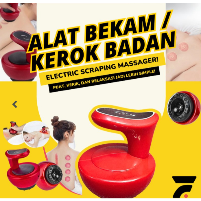 Alat Pijat Kerokan Masuk Angin Punggung Pundak dan Pinggang Elektrik Multifungsi