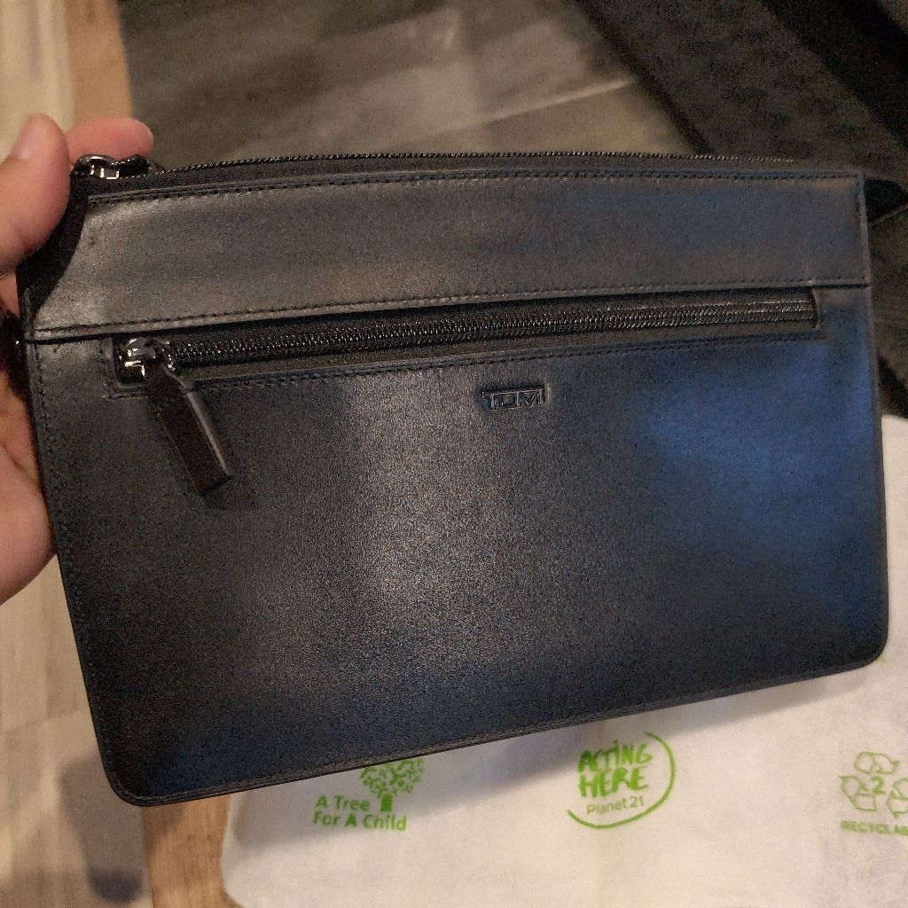 Original Handbag Tumi nassau double zip clutch (second)