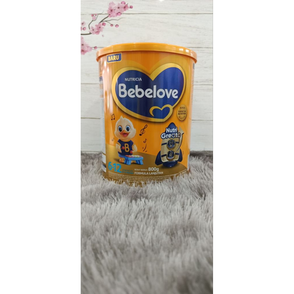 Bebelove 2 800g Kaleng Susu Formula Lanjutan 6-12 Bulan Nutricia