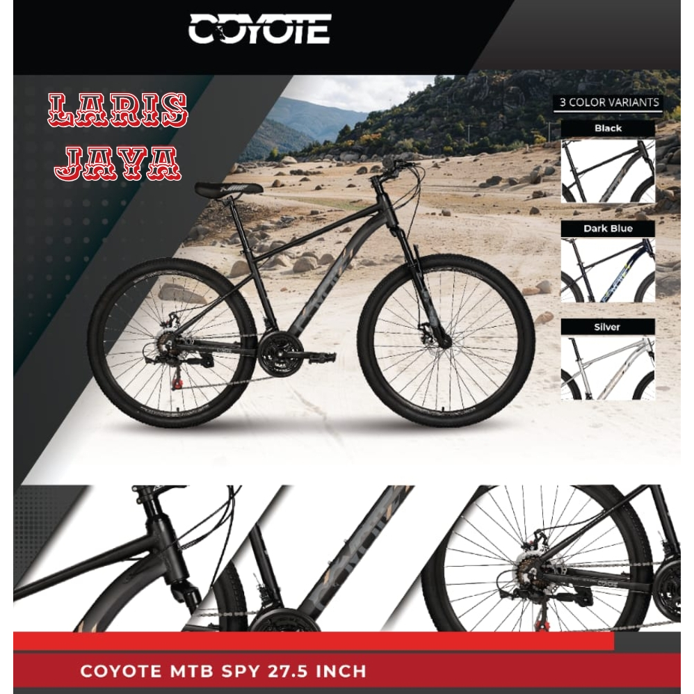Sepeda gunung MTB 27.5 Inch Element Coyote Spy Alloy Terbaru