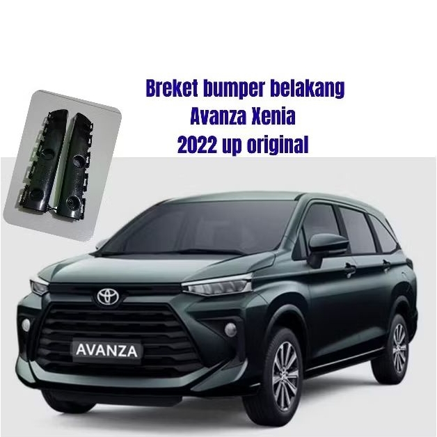 Breket Bumper Belakang Toyota Avanza Xenia 2022 Up Original Kode Part Kanan 52562-BZ050 RH & Kiri 52