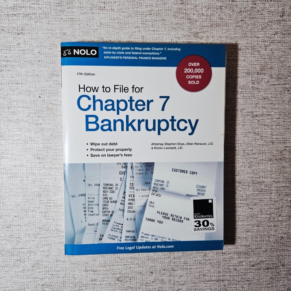 Buku How to File for Chapter 7 Bankruptcy 17th Edition: Stephen Elias, Albin Renauer, & Robin Leonar