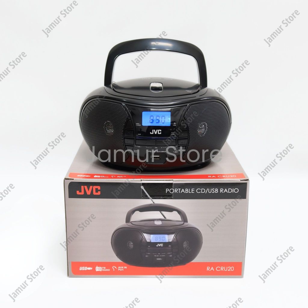 JVC RA-CRU20 Radio CD Player Boombox JVC RA CRU20 CD Soundmachine Original