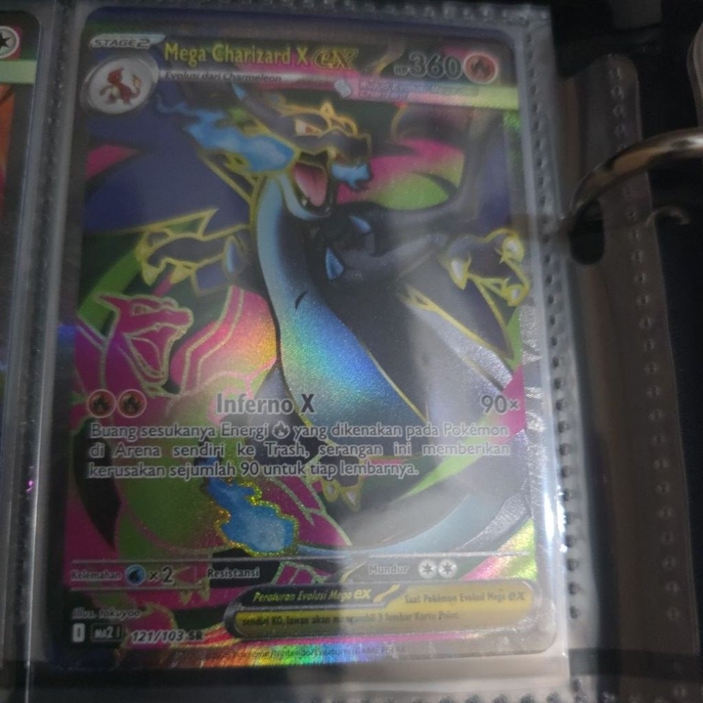 Pokemon TCG - Kobaran Biru - Mega Charizard - SR