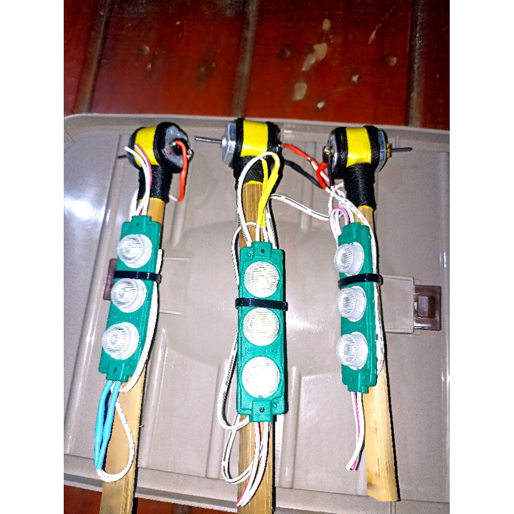 lampu layangan set dinamo12-24 volt+kipas balap