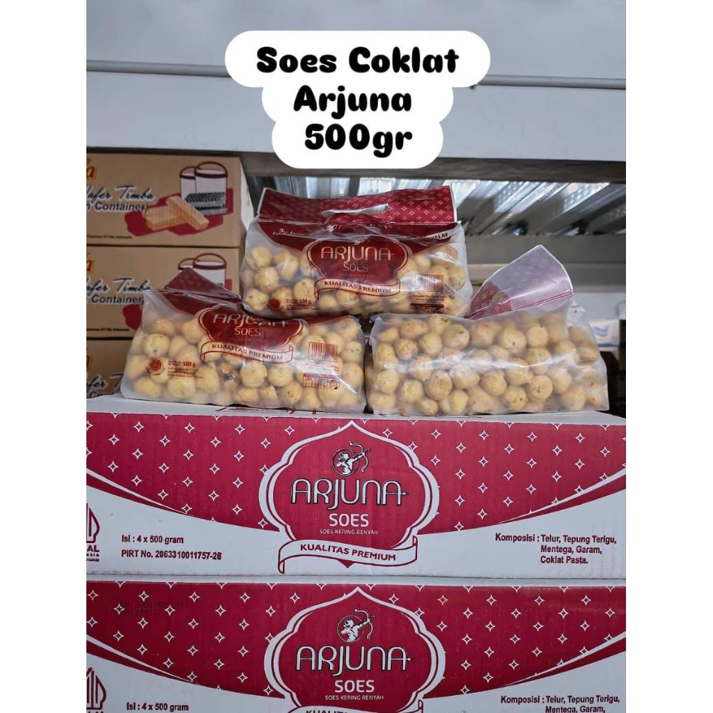 soes coklat/ Soes coklat Arjuna / soes Arjuna 500gram
