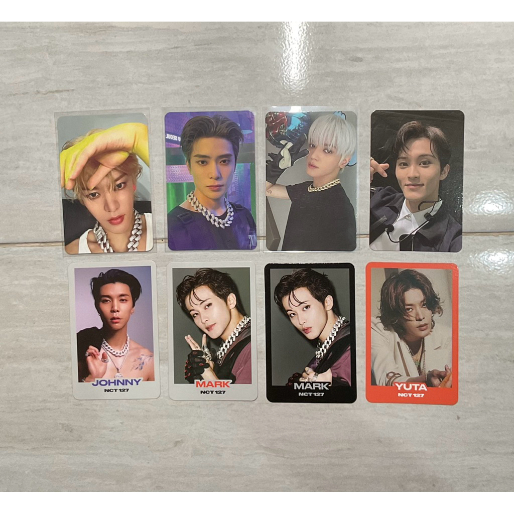photocard official aab nct 127 2 baddies tc album konsep selca taeyong johnny yuta jaehyun mark