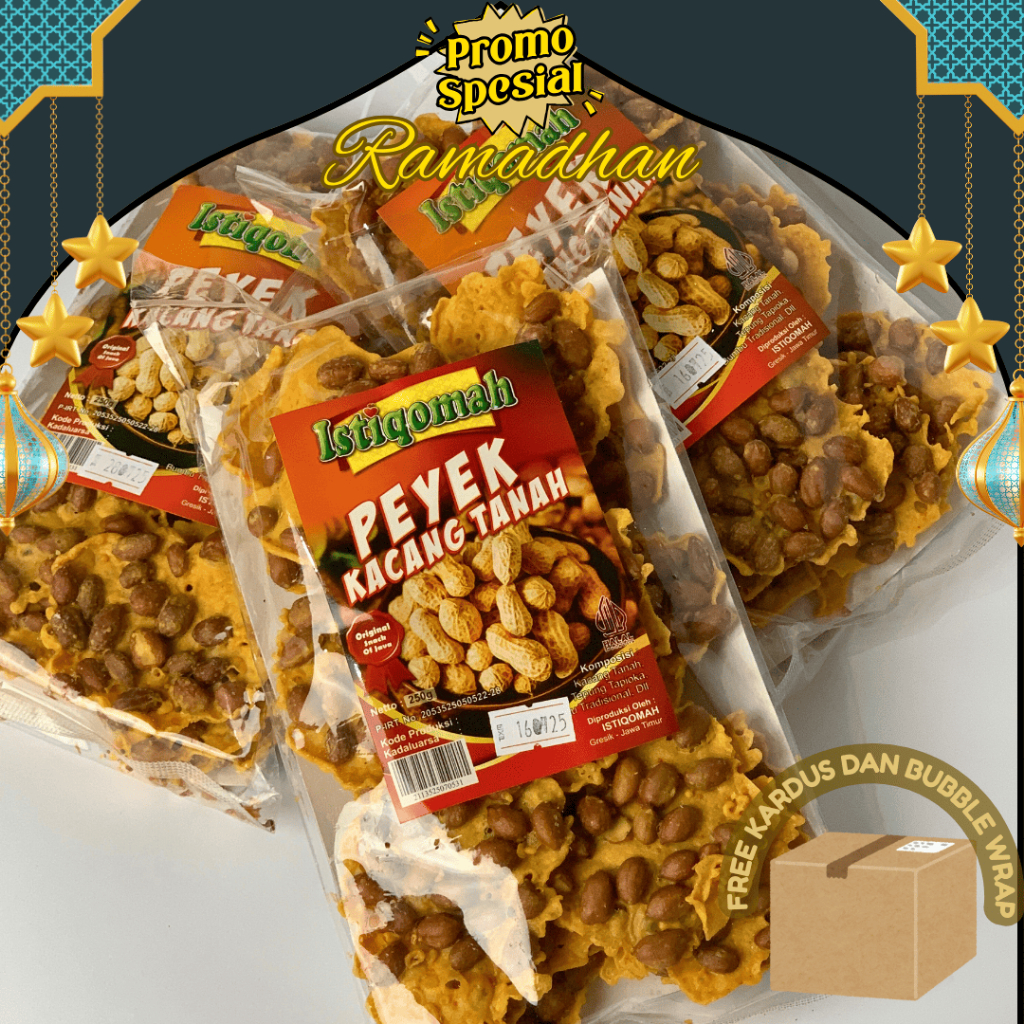 Peyek Kacang Tanah Istiqomah 250 Gram