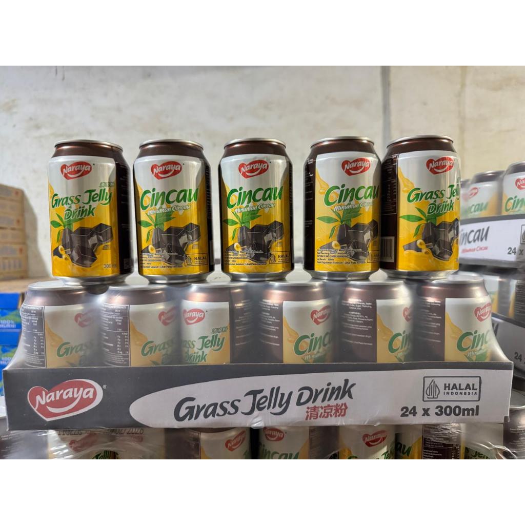 Minuman Cincau kaleng Naraya 300 ml @ 24 Kaleng / 1 dus