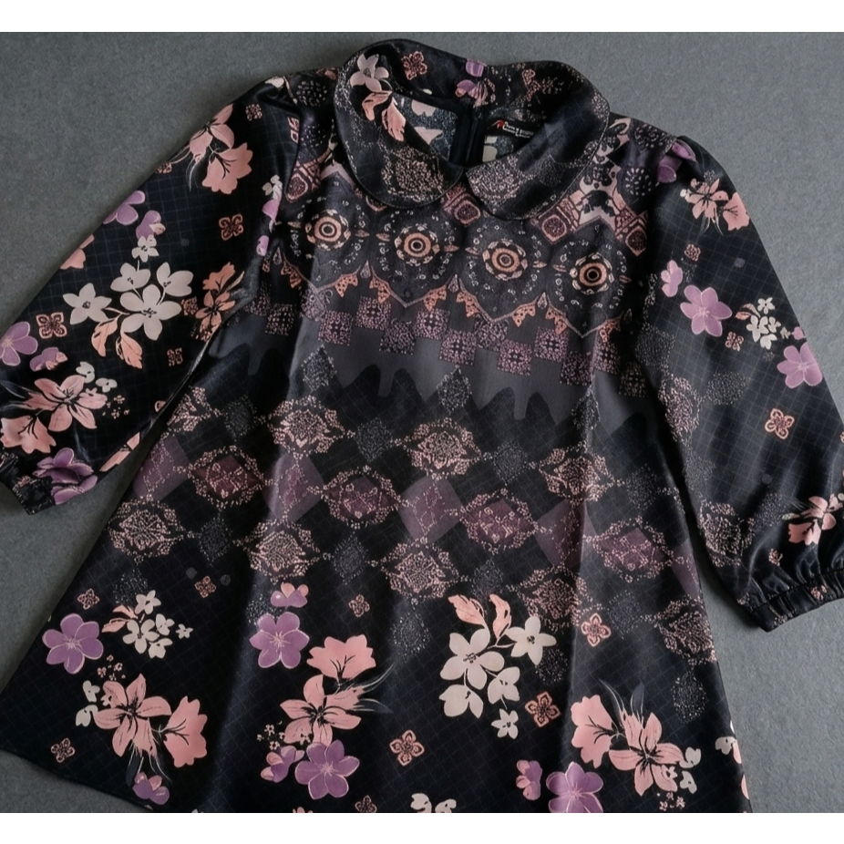 BAJU ANAK PEREMPUAN TERBARU EDISI LEBARAN , BAHAN ARMANI SILK PREMIUM