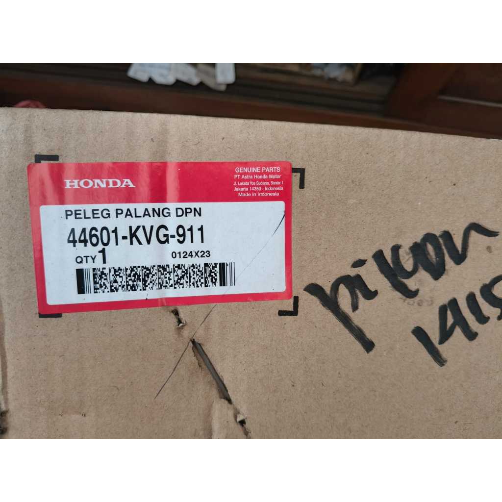 Wheel Sub Assy Fr (Velg Racing Depan) Honda BeAT, Vario 110, Spacy & Vario 125 Original AHM (44601-K
