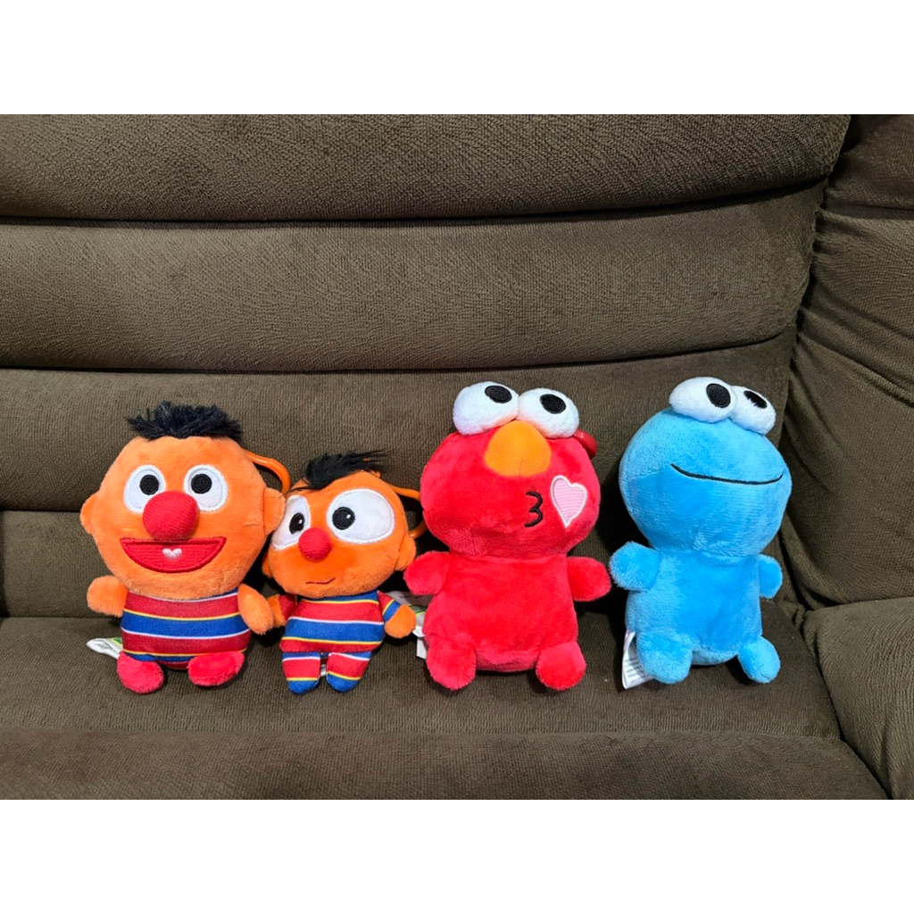 Gantungan kunci/tas boneka elmo SESAME STREET original