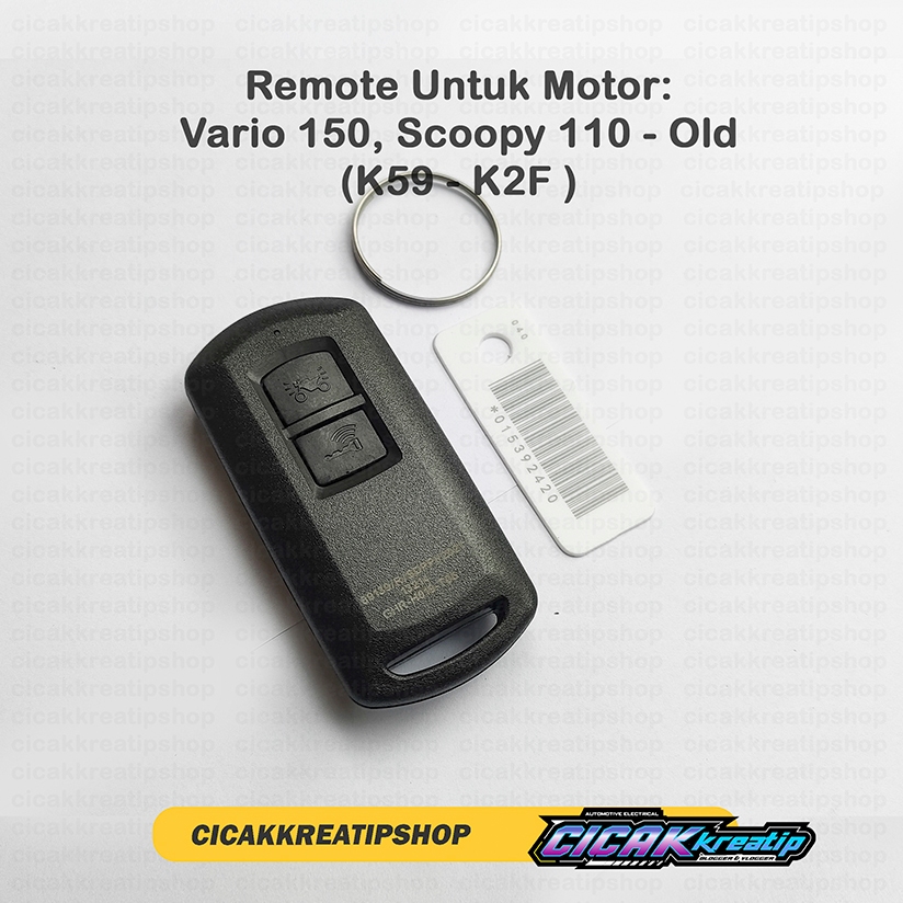 Remote Keyless Vario 150 Scopy Old (Kode: K59 / K2F)