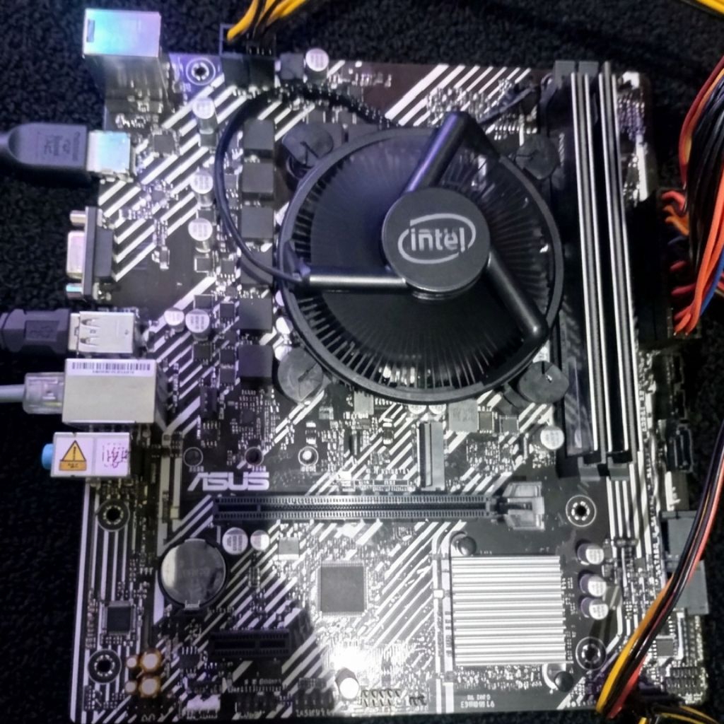 Paketan Prosesssor Intel Core i3 10105 Motherboard Asus H510 Gen 10 11 Bukan 10105f 10100f 10100