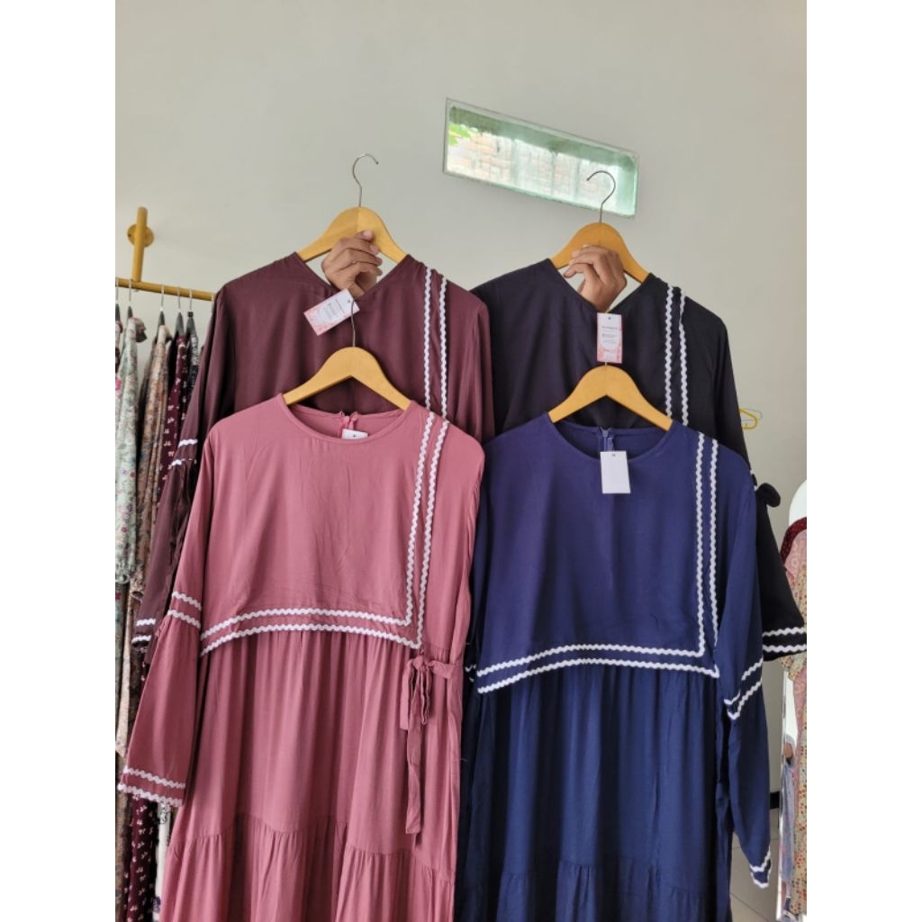 Gamis Hulnun ||Bahan rayon twill