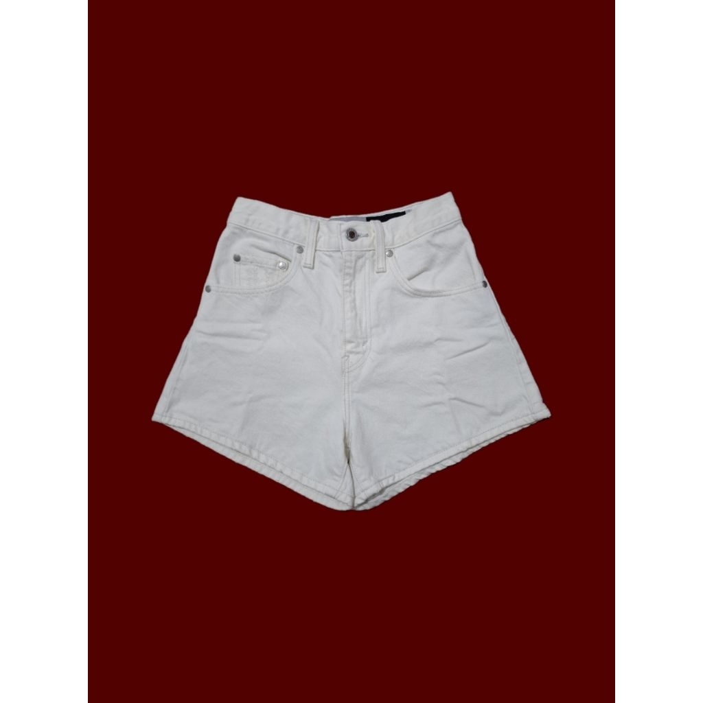 Levis silvertab white short jeans ripped