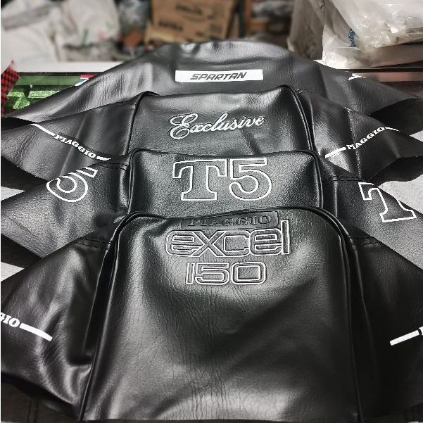 sarung cover tepong jok vespa exclusive Excel spartan T5 bahan bagus tebal
