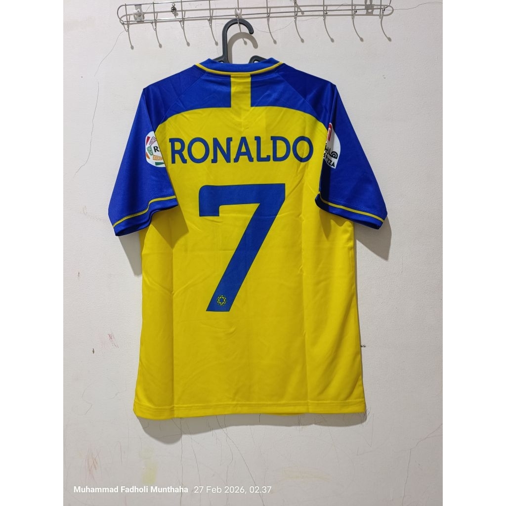 Jersey Al Nassr Ronaldo Auri Sport