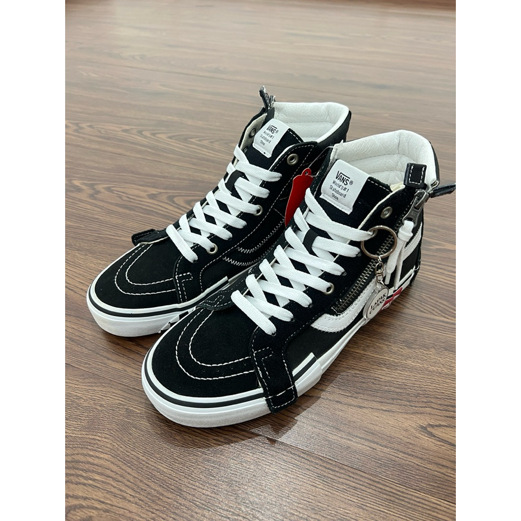 Vans Sk8-Hi Reissue Cap Black White (RESMI STORE)