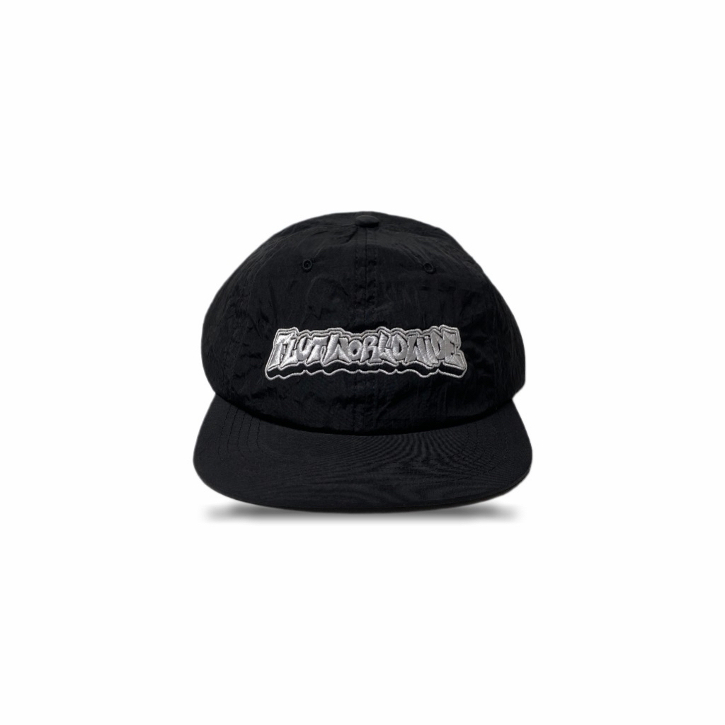Topi 6 Panel - Flut Worldwide Merry Six Panel Nylon Caps Black