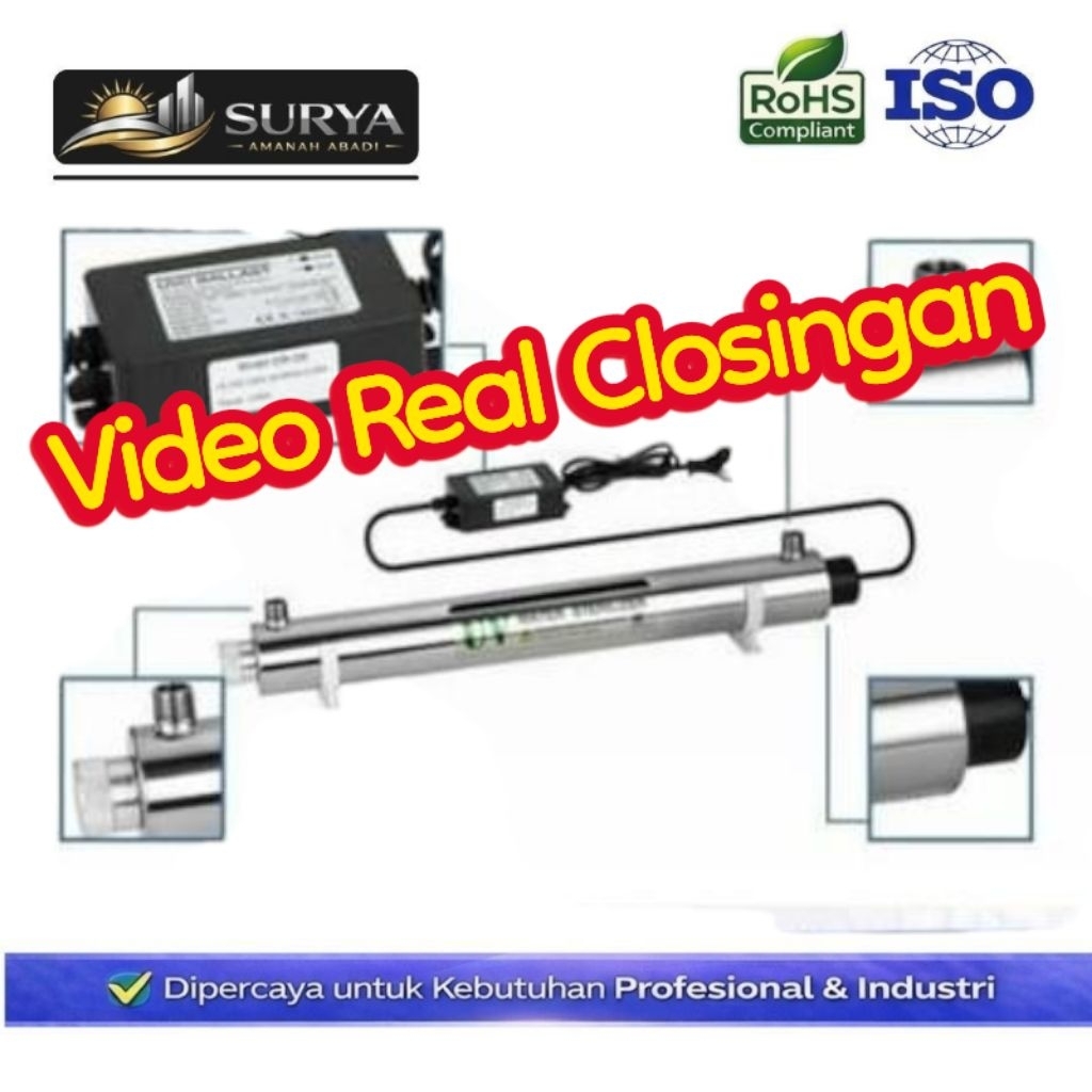 LAMPU UV 8 GPM ULTRAVIOLET REVERSES OSMOSIS AIR MINUM