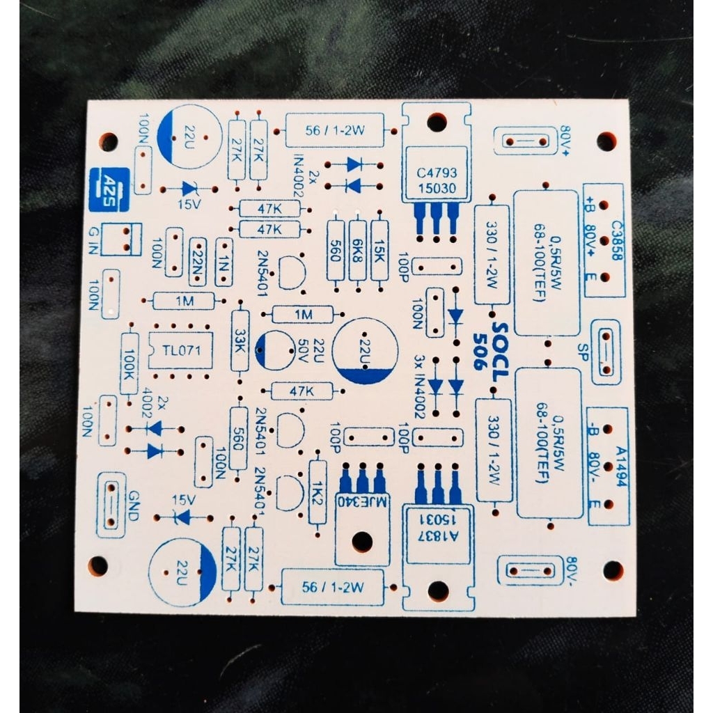 PCB Power Amplifier SOCL 506 TEF Tipe SH 985