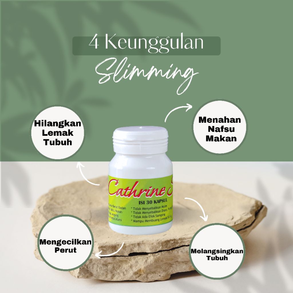 Catherine slim Turun lemak 1 botol Catrineslim cs