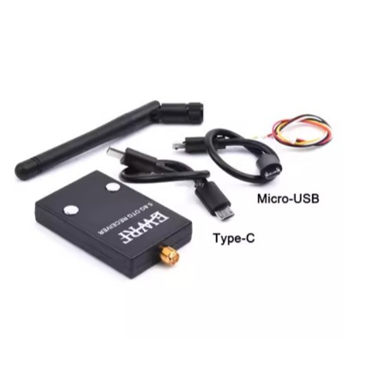 Receiver Transmisi Gambar Seluler (OTG) EWRF 5.8G Baru untuk Transmisi FPV