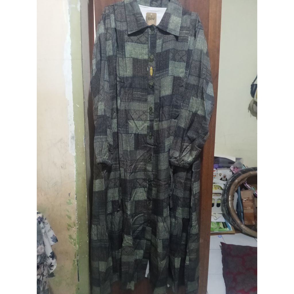 Gamis Nine NOV June heringbone | Rijek Minor | NINE | NOV | JUNE