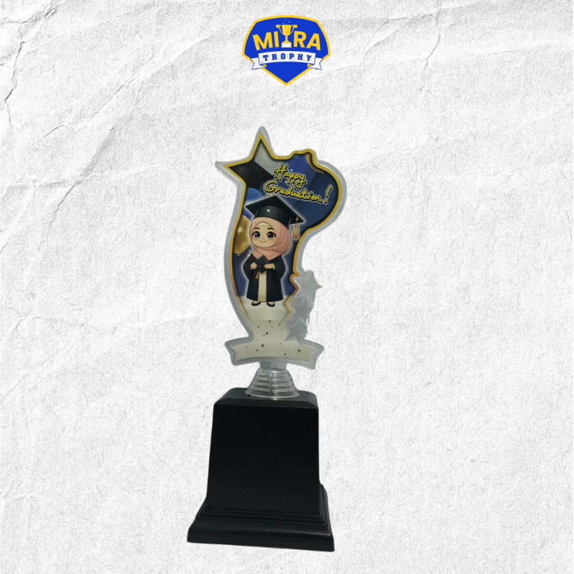 Piala Peserta Stiker Custom / Trophy Stiker Custom / Piala Murah