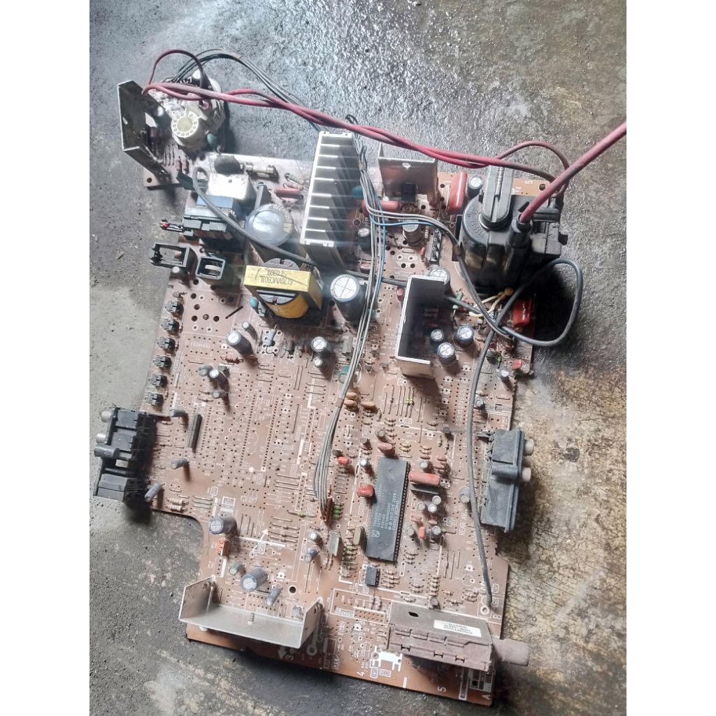 mesin tv LG mati IC TDA 9381ps