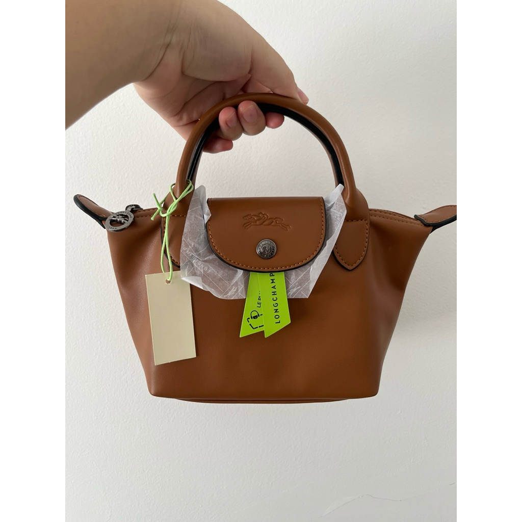 LC CUIR IN BROWN LEATHER SIZE XS