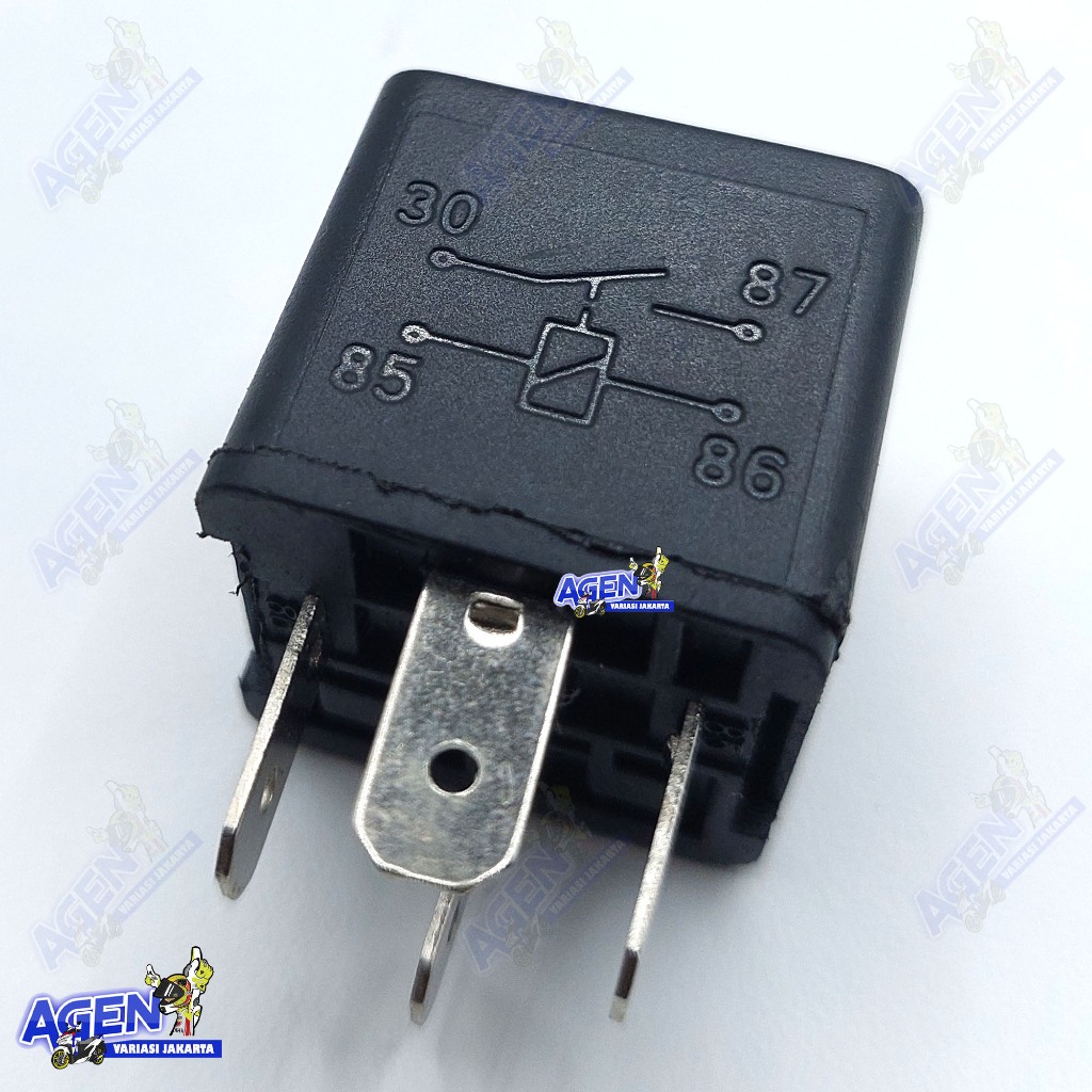 Relay Klakson 4 kaki Relay lampu 4 Kaki 12V 30A