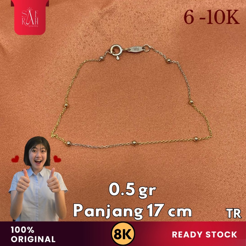 Gelang Emas 8K - Toko Emas Saerah - 0.5 Gram 147