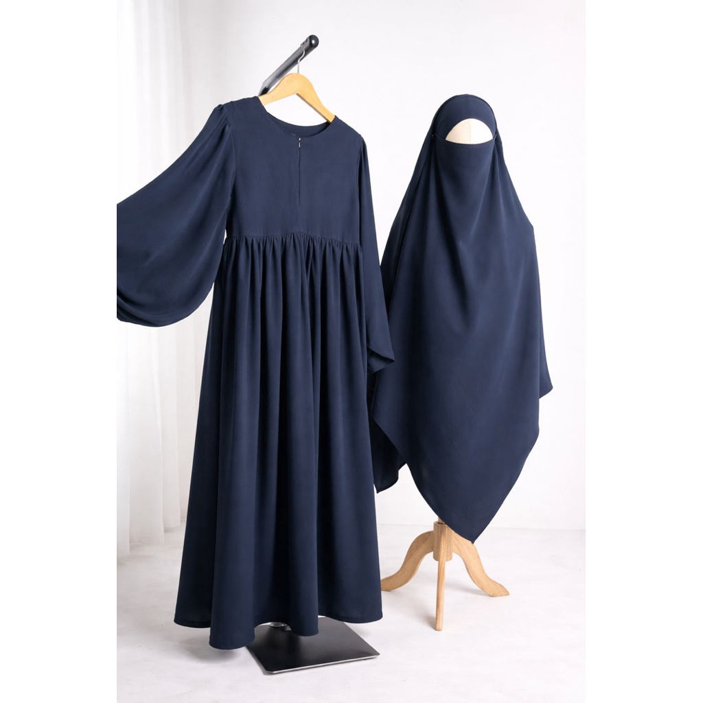 Maheera Abaya black navy anti uv