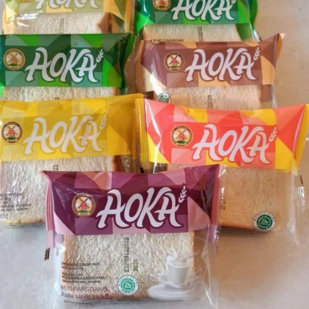 [New] Roti aoka kotak 1 Kardus 1 Dus 1 Karton 60 pcs