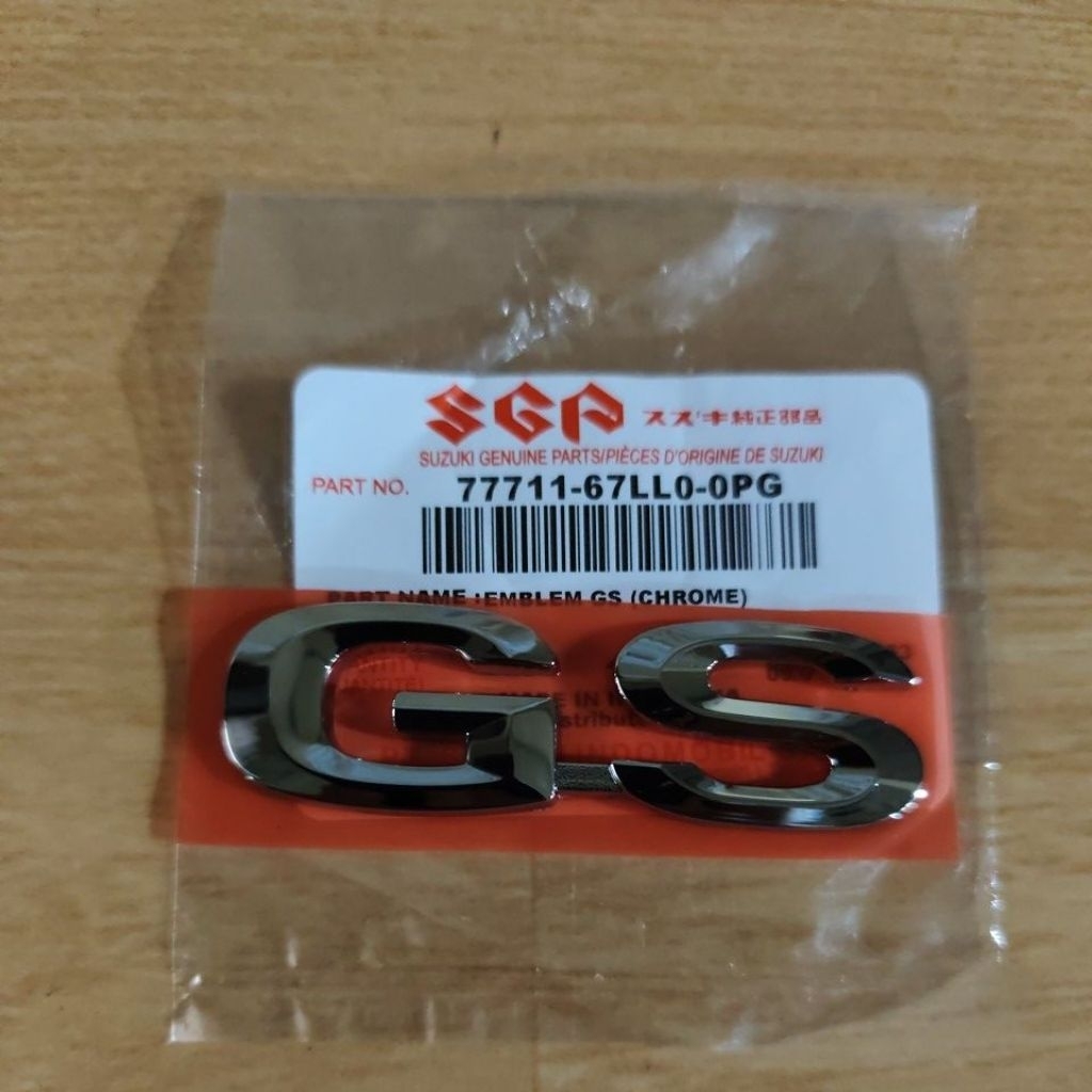 Emblem Logo GS Suzuki Karimun wagon R Original