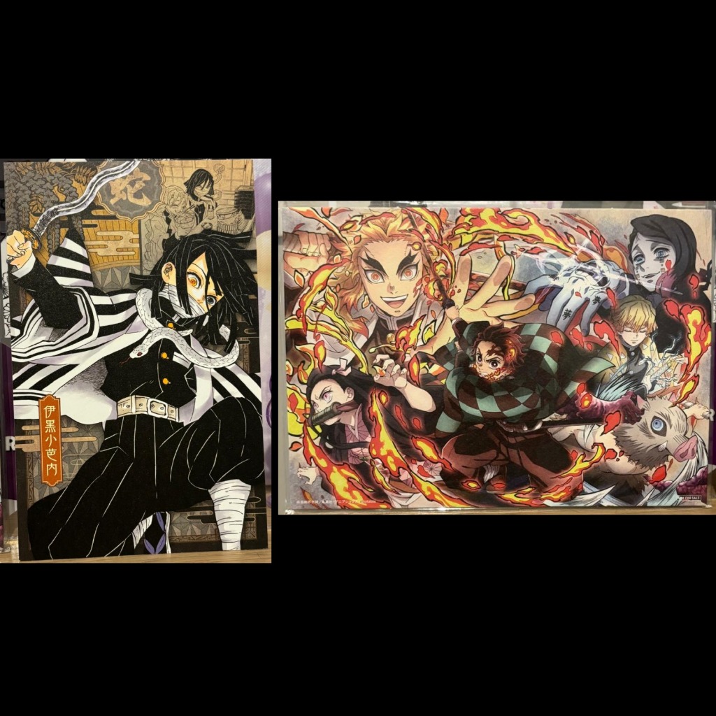 Demon Slayer Shikishi Kimetsu No Yaiba Enmu Rengoku Tanjiku Nezuko and Postcard Obanai Iguro Officia
