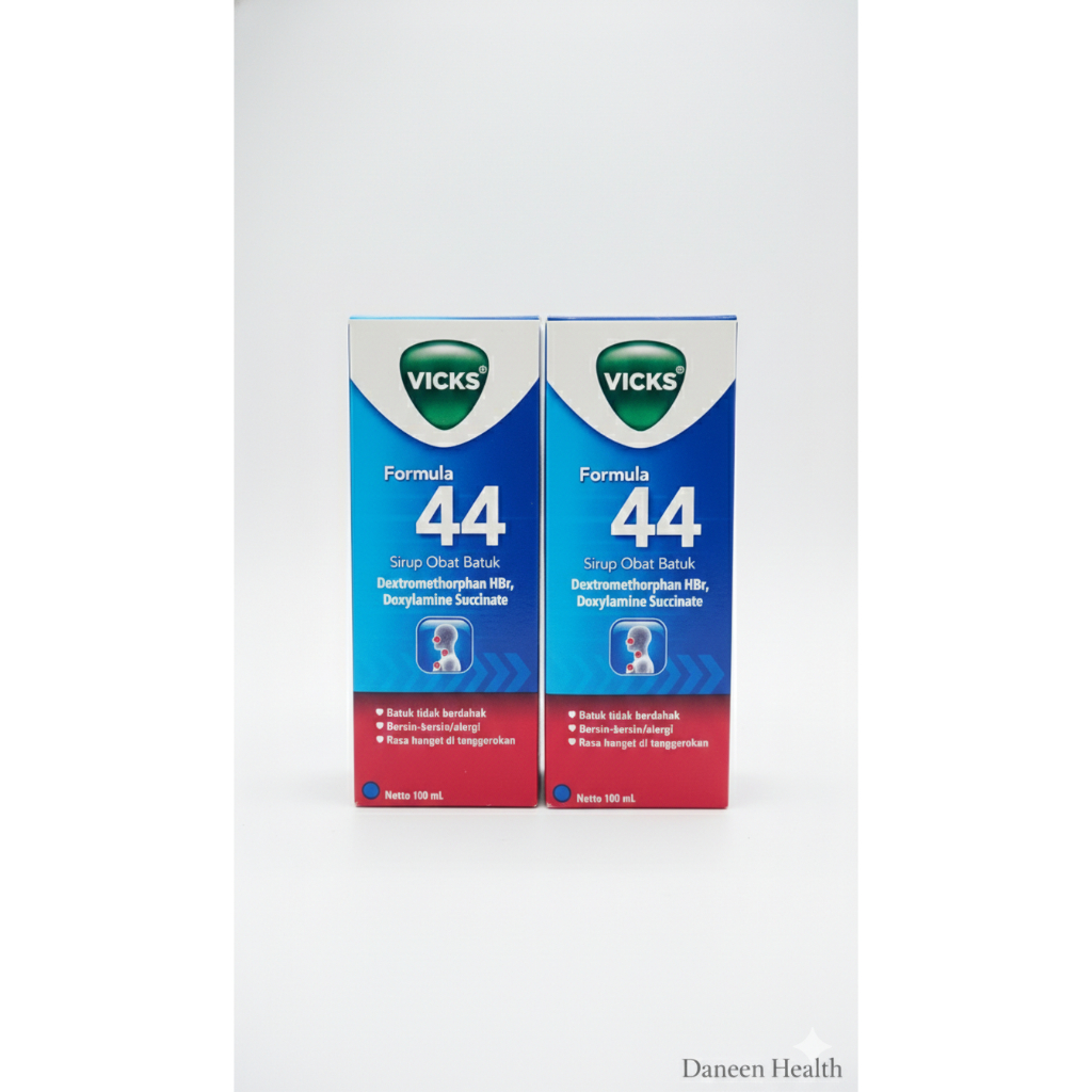 Vicks Formula 44 100ml - Meredakan Batuk Kering & Bersin