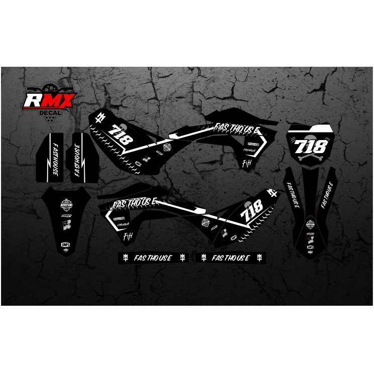 DECAL GORDON FULLBODY (030) DEKAL STIKER KLX GORDON HITAM MERAH, KUNING, HIJAU, BIRU TUA/MUDA, EMAS/