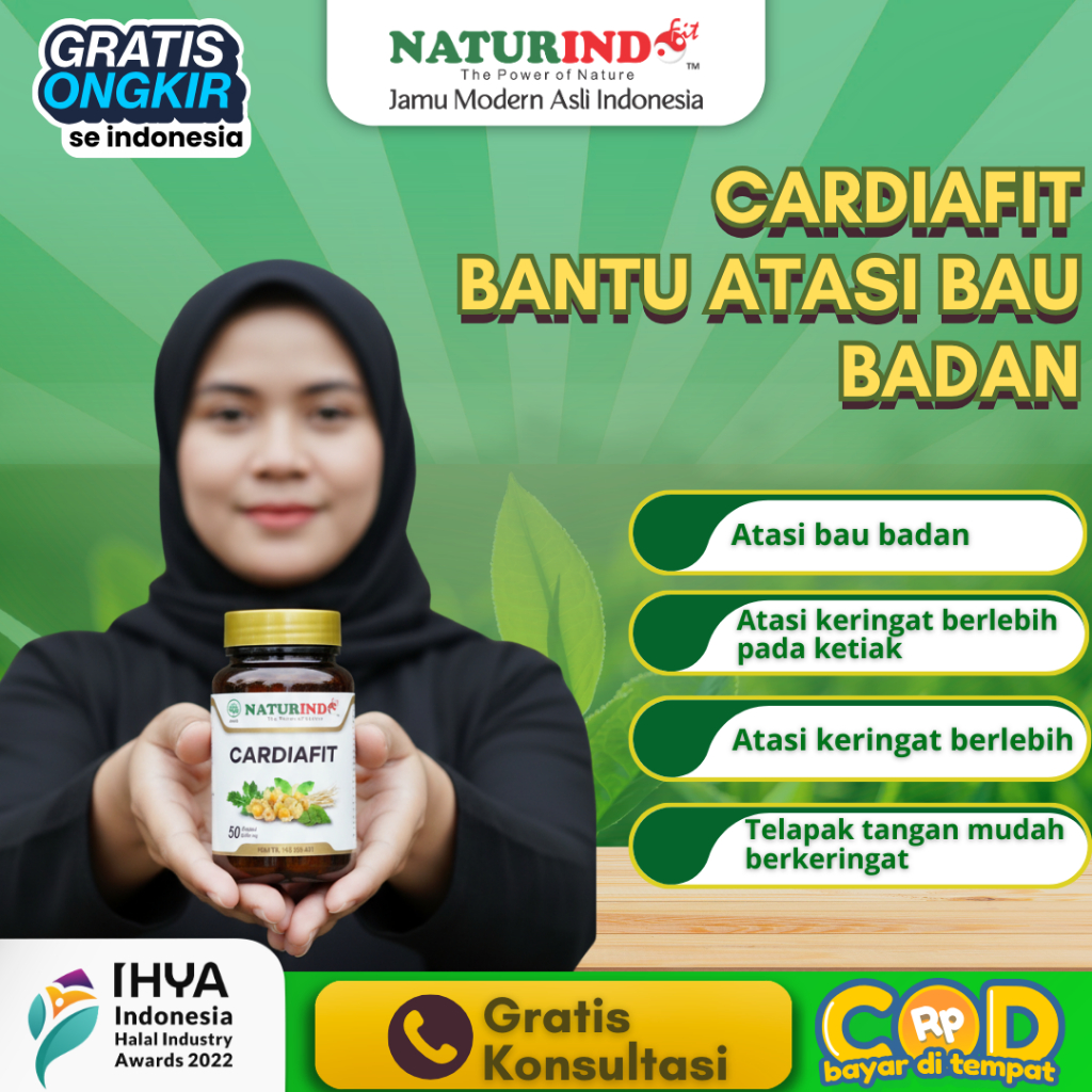 Cardiafit Obat Bau  Badan  Ketiak Permanen Keringat  Berlebih Hyperhidrosis Tangan Kaki Di Wajah  He