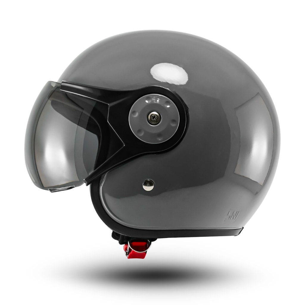 Helm Cewek Retro King Modesta Kuping Kucing Half Face Helem lucu Wanita Cepol SNI