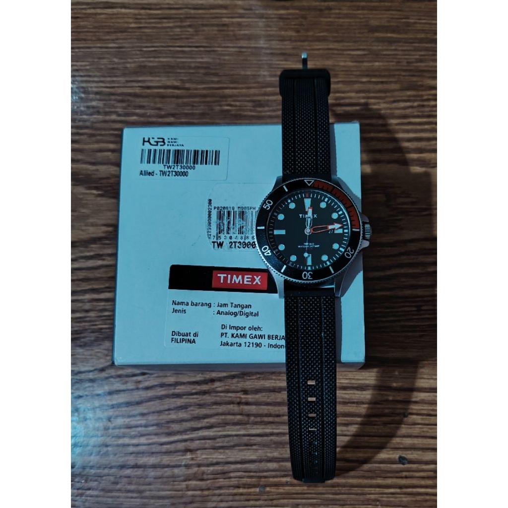 Jam Tangan Analog Digital Timex TW2T3000V5 Preloved